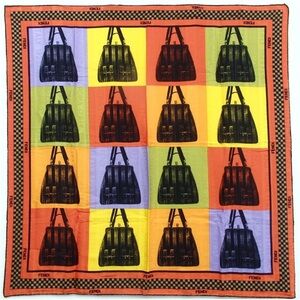 FENDI Silk Purse Pattern Scarf 😍👛👜